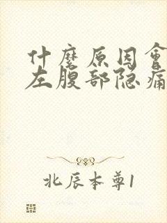 什么原因会引起左腹部隐痛