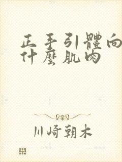 正手引体向上练什么肌肉