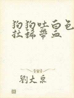 狗狗吐白色粘液拉稀带血