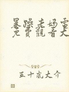 暴躁老妈电视剧免费观看大全