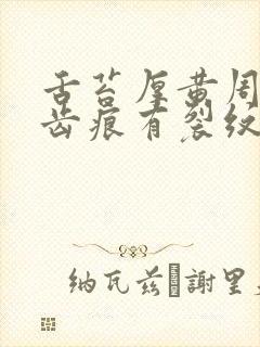 舌苔厚黄周边有齿痕有裂纹