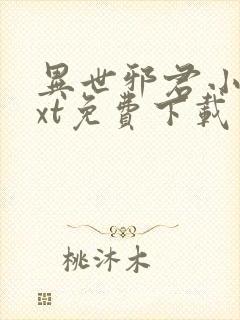 异世邪君小说txt免费下载