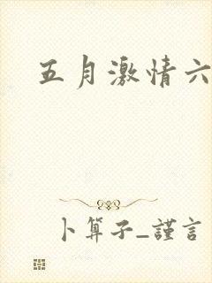 五月激情六月情封面