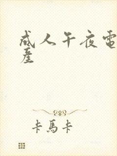 成人午夜电影国产封面