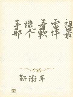 手机看电视下载哪个软件最好