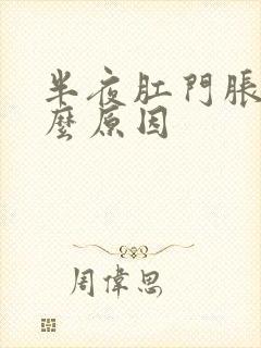 半夜肛门胀痛什么原因