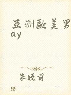 亚洲欧美男同gay