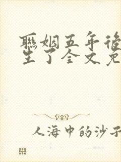 联姻五年后她重生了全文免费下载封面