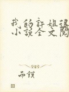 我的许姐很温柔小说全文阅读封面