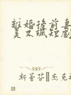 离婚后前妻她又美又飒短剧免费