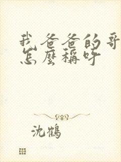 我爸爸的哥哥我怎么称呼