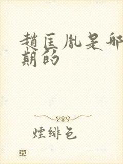 赵匡胤是哪个时期的