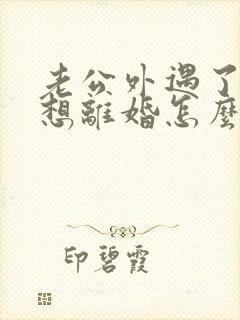 老公外遇了我不想离婚怎么办