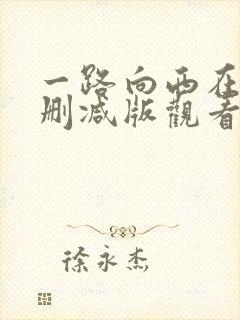 一路向西在线无删减版观看封面