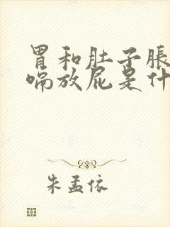 胃和肚子胀气打嗝放屁是什么原因