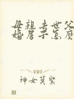 母亲去世父亲再婚房子怎么继承