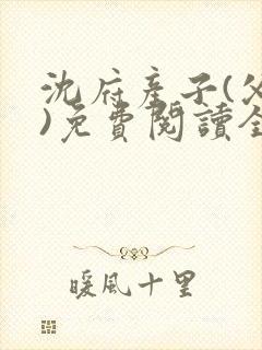 沈府产子(父女)免费阅读全文封面