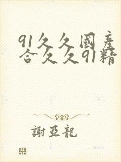 91久久国产综合久久91精品