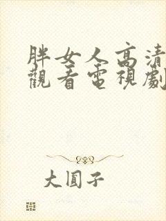 胖女人高清在线观看电视剧