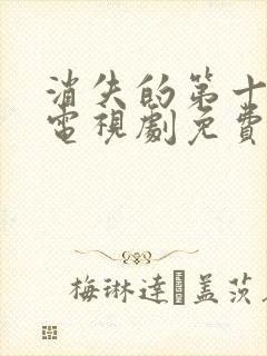 消失的第十一层电视剧免费观看