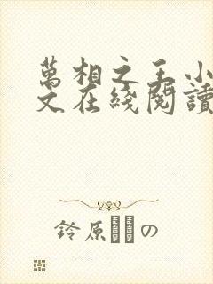 万相之王小说全文在线阅读