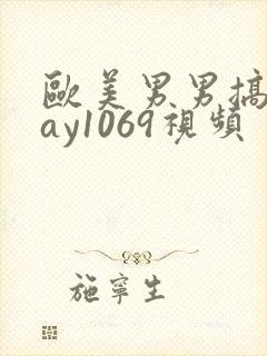 欧美男男搞基gay1069视频