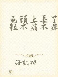 龟头上长了小肉粒不痛不痒