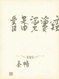 爱是沉沦,亦是自由免费短剧