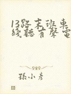 13路末班车在线听有声电子书
