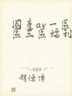 国产av一区二区三区福利