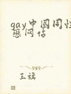 gay中国同性恋网站