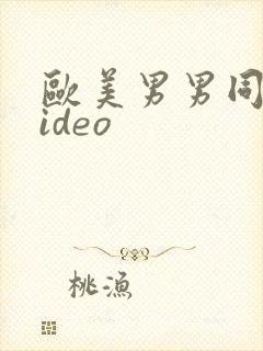 欧美男男同性video