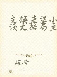 交换老婆小说林浅大结局免费阅读