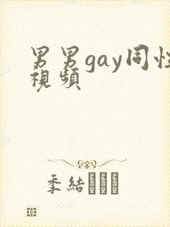 男男gay同性视频