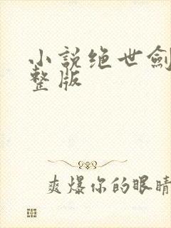 小说绝世剑神完整版