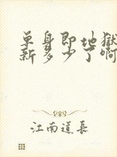 单身即地狱5更新多少了啊