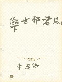 傲世邪君风凌天下