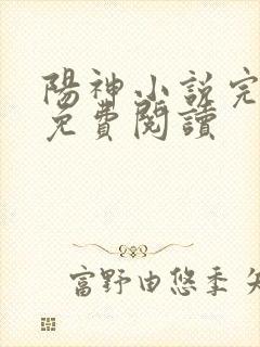 阳神小说完整版免费阅读