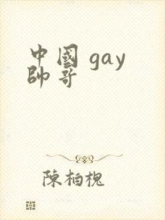 中国 gay 帅哥
