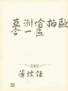 亚洲偷拍欧美综合一区