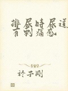 排尿时尿道口会有刺痛感