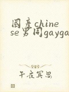 国产chinese男同gaygay