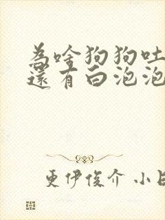 为啥狗狗吐黄水还有白泡泡