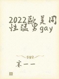 2022欧美同性猛男gay
