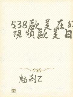 538欧美在线视频欧美日韩精品精品