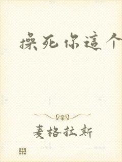 操死你这个浪逼封面