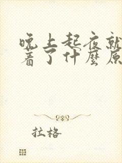 晚上起夜就睡不着了什么原因