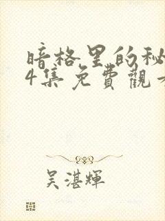 暗格里的秘密24集免费观看电视剧