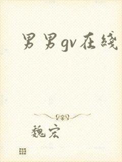 男男gv在线看