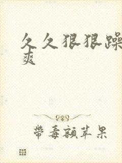 久久狠狠躁夜夜爽